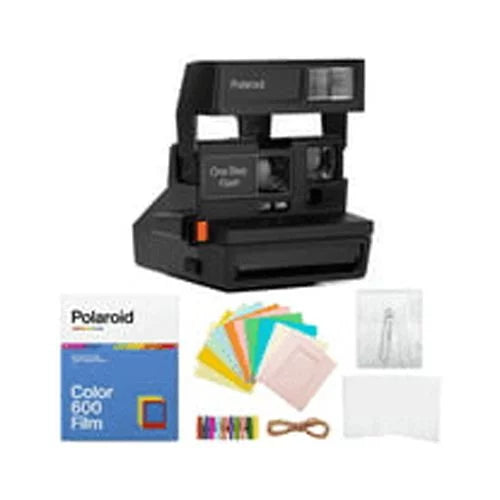 & OneStep Bundle Color Flash 600 Film with Camera Instant 600 Accessory Polaroid