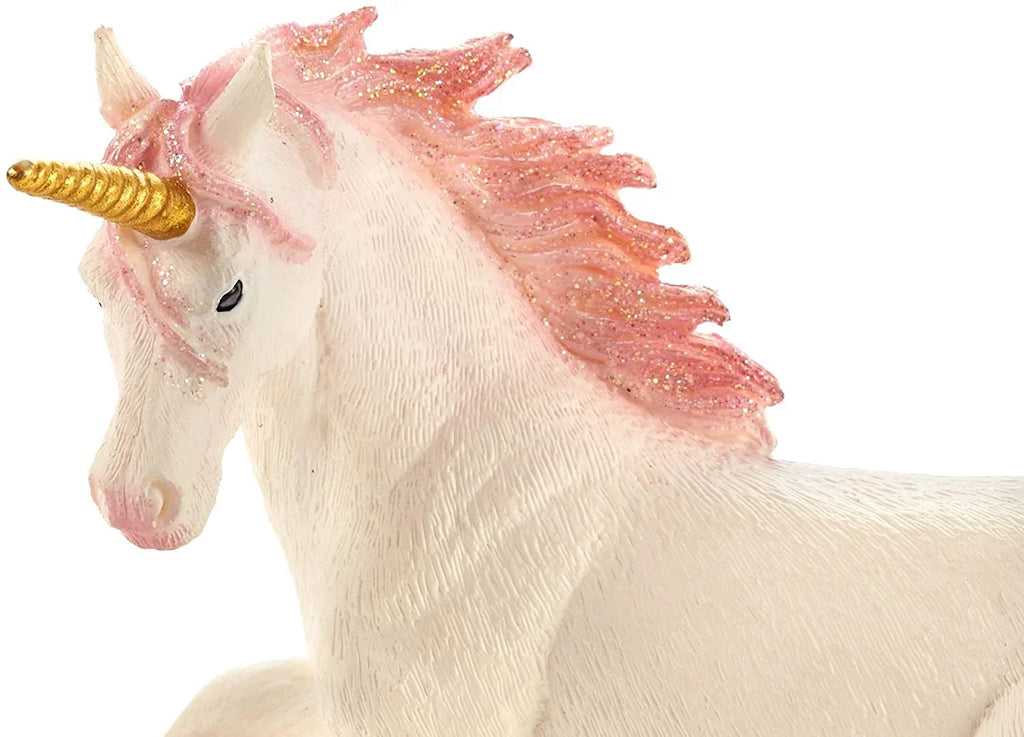 Figurine Toy MOJO (Pink) Painted Unicorn Hand Realistic Replica Fantasy