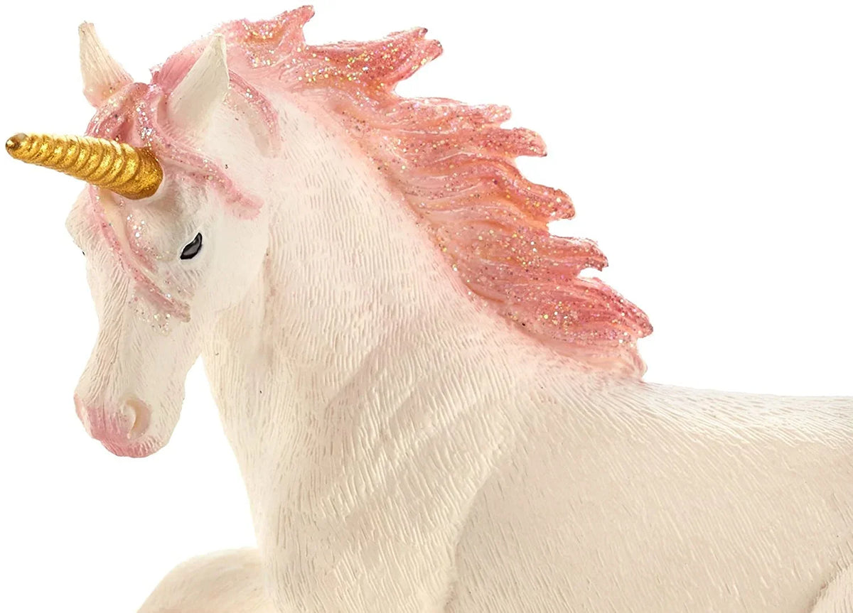 Figurine Toy MOJO (Pink) Painted Unicorn Hand Realistic Replica Fantasy