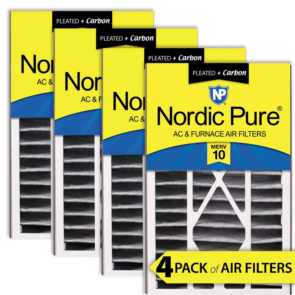 Replacement Bear Air MERV AC 10 7/8) 16x25x5 (4 Plus Carbon Pack Filter 4