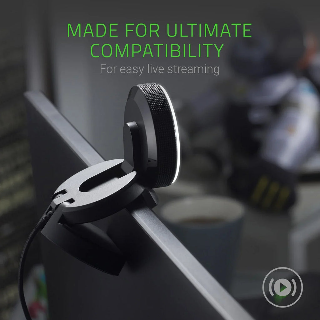 Light Razer 60 Webcam: w/ Microphone FPS - / FPS Ring Brightness Adjustable Built-in - Streaming Kiyo 1080p 720p - Autofocus Advanced 30