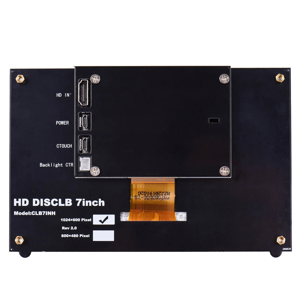 IPS Display, Capacitive USB for Touchscreen, with Tool 7 Interface Inch Pinnaco Portable Raspberry Pi