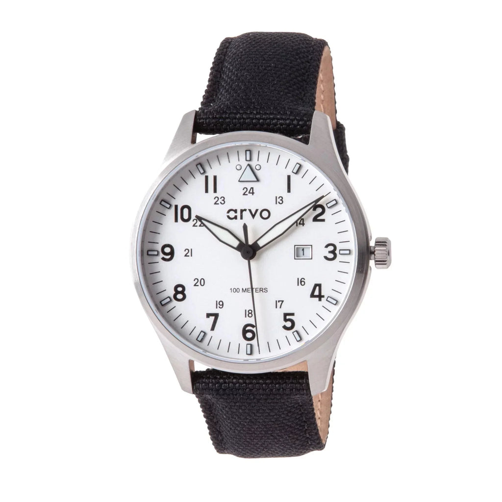 Field Arvo Watch Moon Rove White -