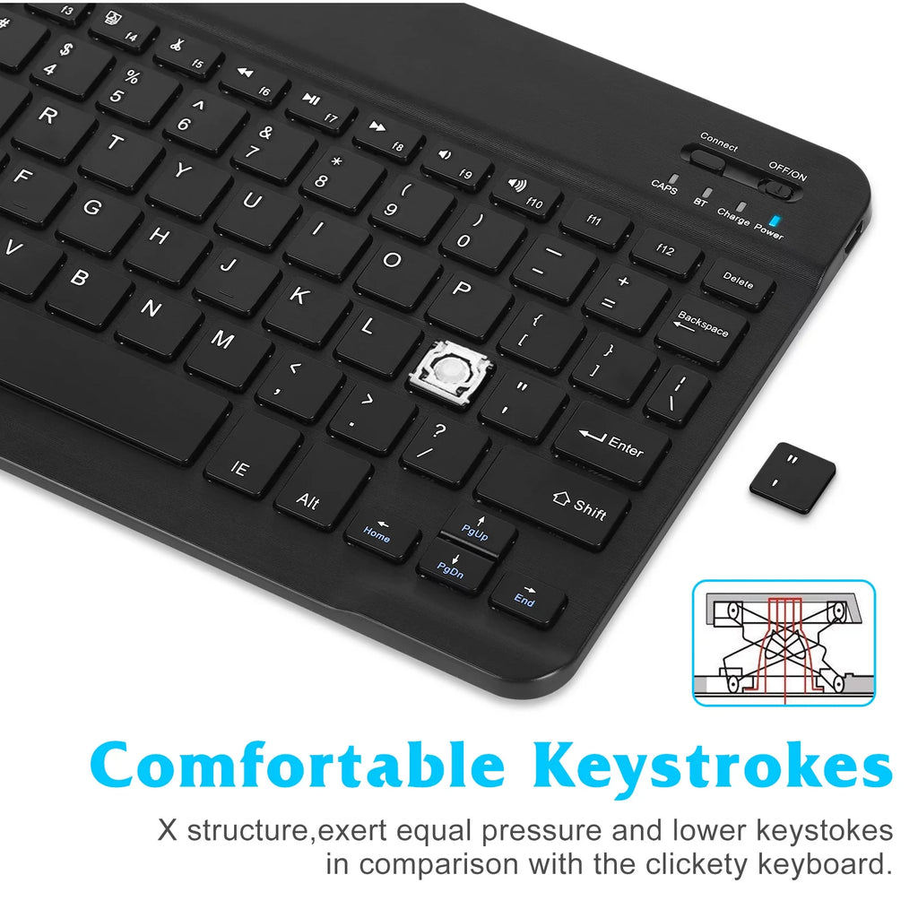 and Axon Onyx Mac/Tablet/iPad/PC/Laptop Black and - ZTE Keyboard Ultra Full-Size Keyboard and for Combo Mouse Mouse Ergonomic Enabled 5G Rechargeable Ultra All 30 Bluetooth Slim Bluetooth