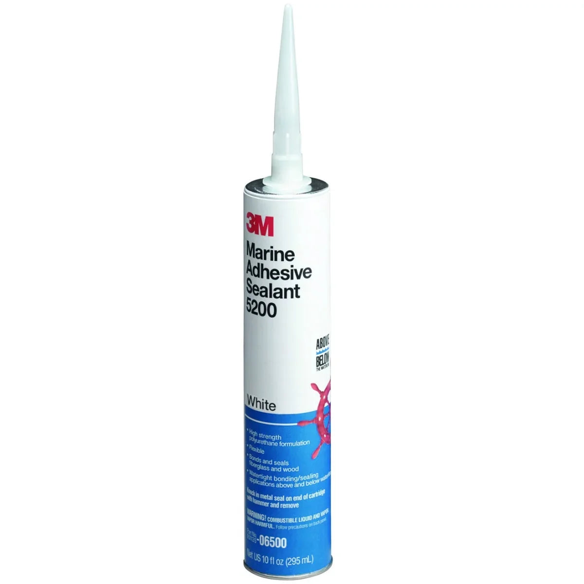Marine Sealant Adhesive Each #5200, 6500 White, 10 Oz,