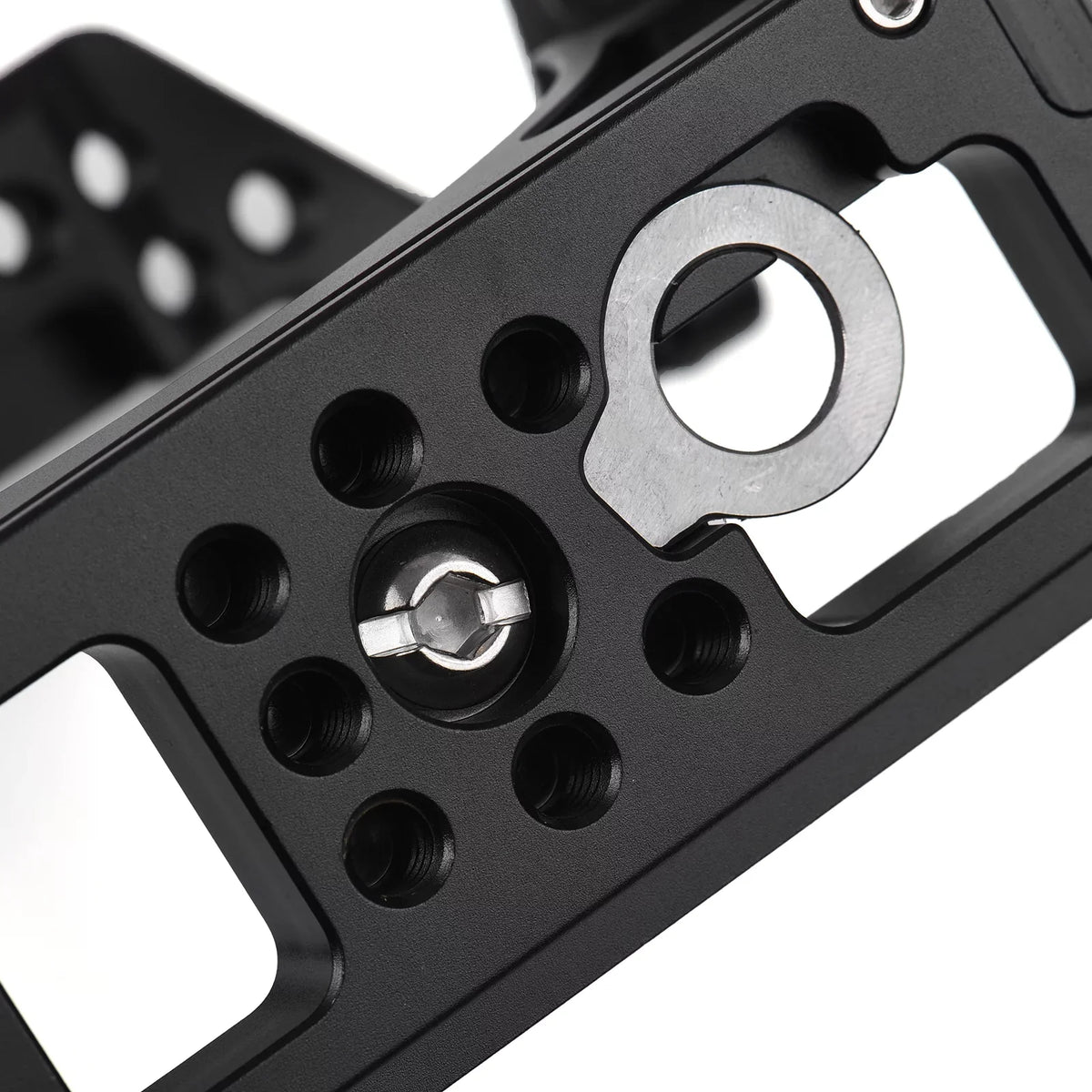 Video 1/4 Mounts, Cage, Camera with Cold A7IV/A7M4//A7R4/A7S3 Alloy Screw Sony Aluminum Shoe Inch Numerous Holes, Cage
