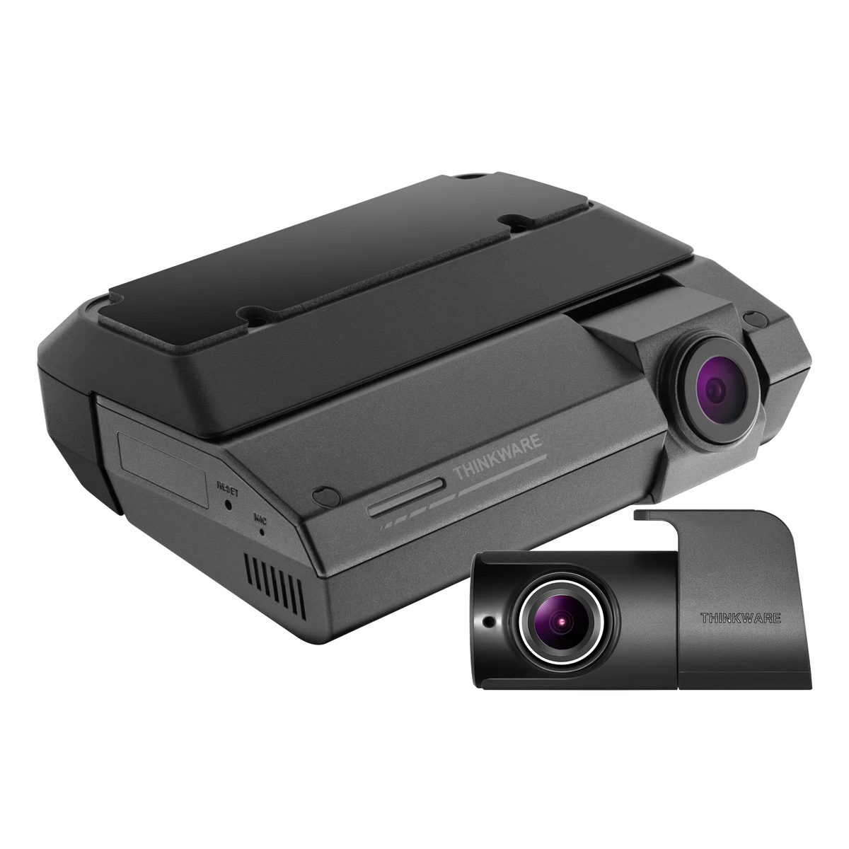 Dual Mode, with and Cam, Night Ambarella HD Dash Built-in Vision, Rear CPU and Thinkware Full Parking GPS, F790 WiFi, 1080p, Quad-Core Plugin Cam Mount Dual Channel Thinkware Band Front