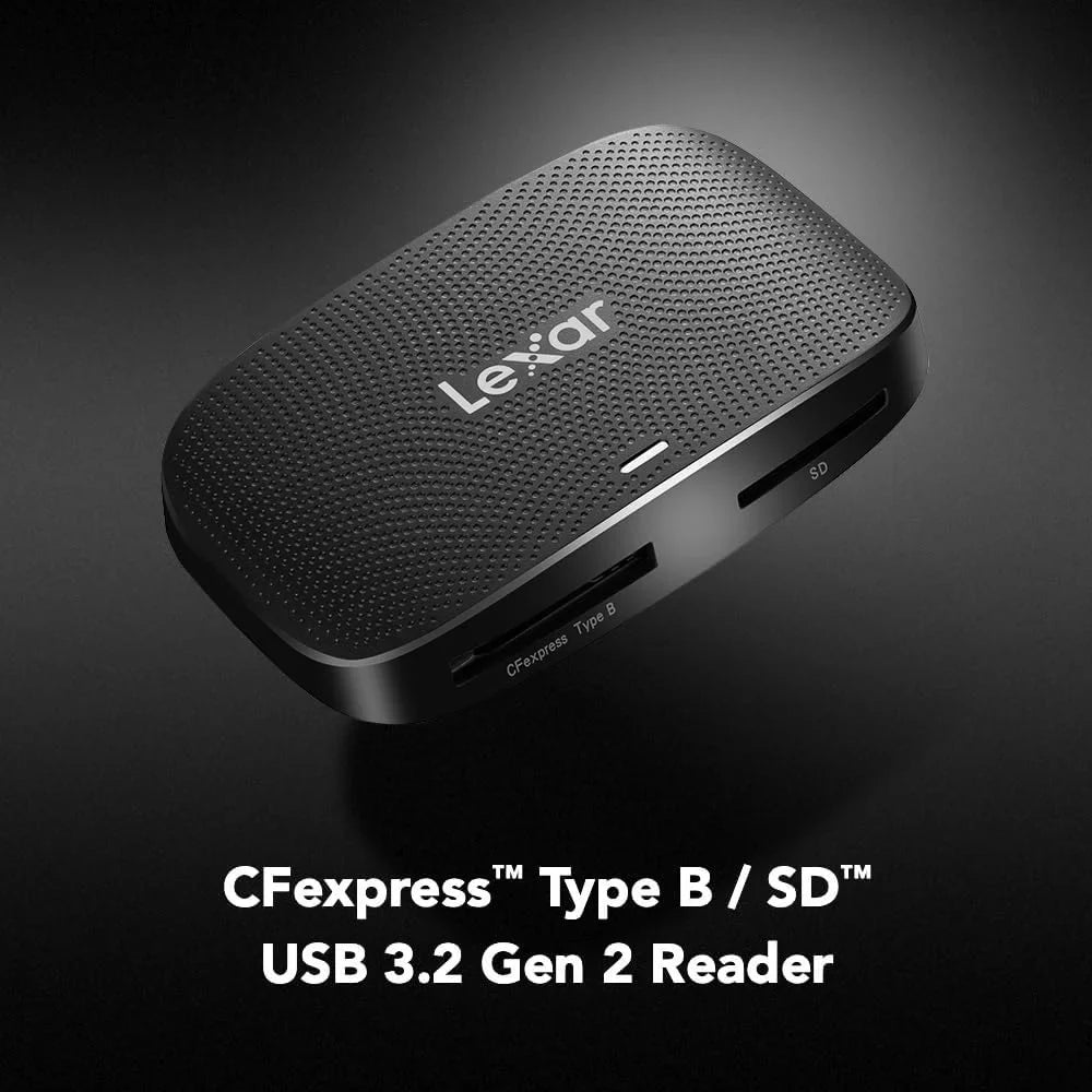 Memory B Bundle Professional SDXC LCXEXSL128G-RNENG Card Series Memory Type Lexar Card 2 Card CFexpress and 1667x 520 Reader Gen with USB Type CFexpress 3.2 SILVER 128GB 128GB LRW B/SD