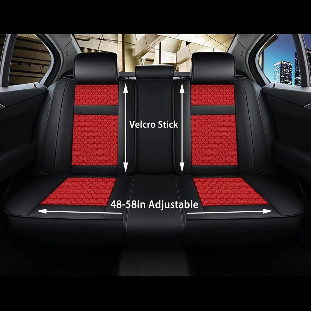 Fit Set Wheel Accessories Seat Seat Automotive Leather ci,same Guc Luxury 5 Trucks, and Included(Gray) Covers Pillows SUV & Full Pick-up Covers KABUQI high-end Cars model Seat Steering for Cover