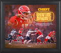 15" AFC Patrick Rushing City 17" Champions x Touchdown Kansas Framed Moment Mahomes Collage Playoff Progression Chiefs