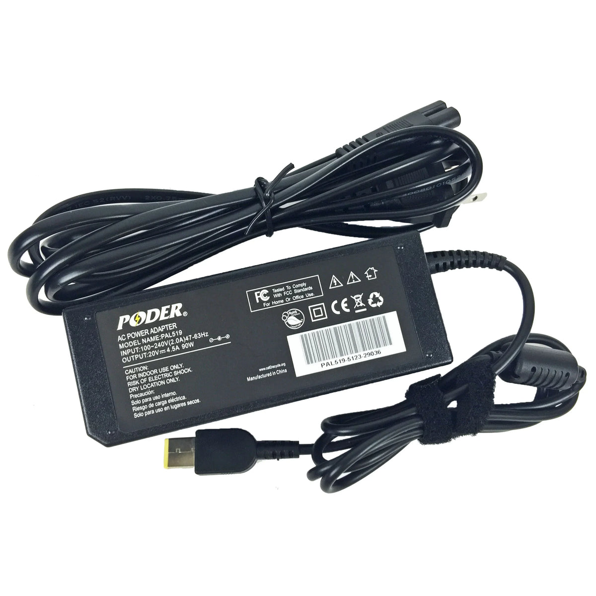 20V High Cable New T440 Carbon Output 4.5A Power Input AC Replacement for 100-240V Adapter X1 Lenovo Poder Quality Charger 90W Yoga ThinkPad 47-63Hz