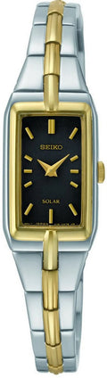 Analog Women's Tone Watch Display Analog Seiko Two Quartz SUP274