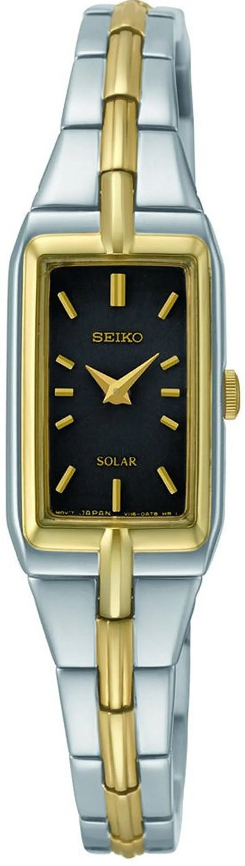 Analog Women's Tone Watch Display Analog Seiko Two Quartz SUP274