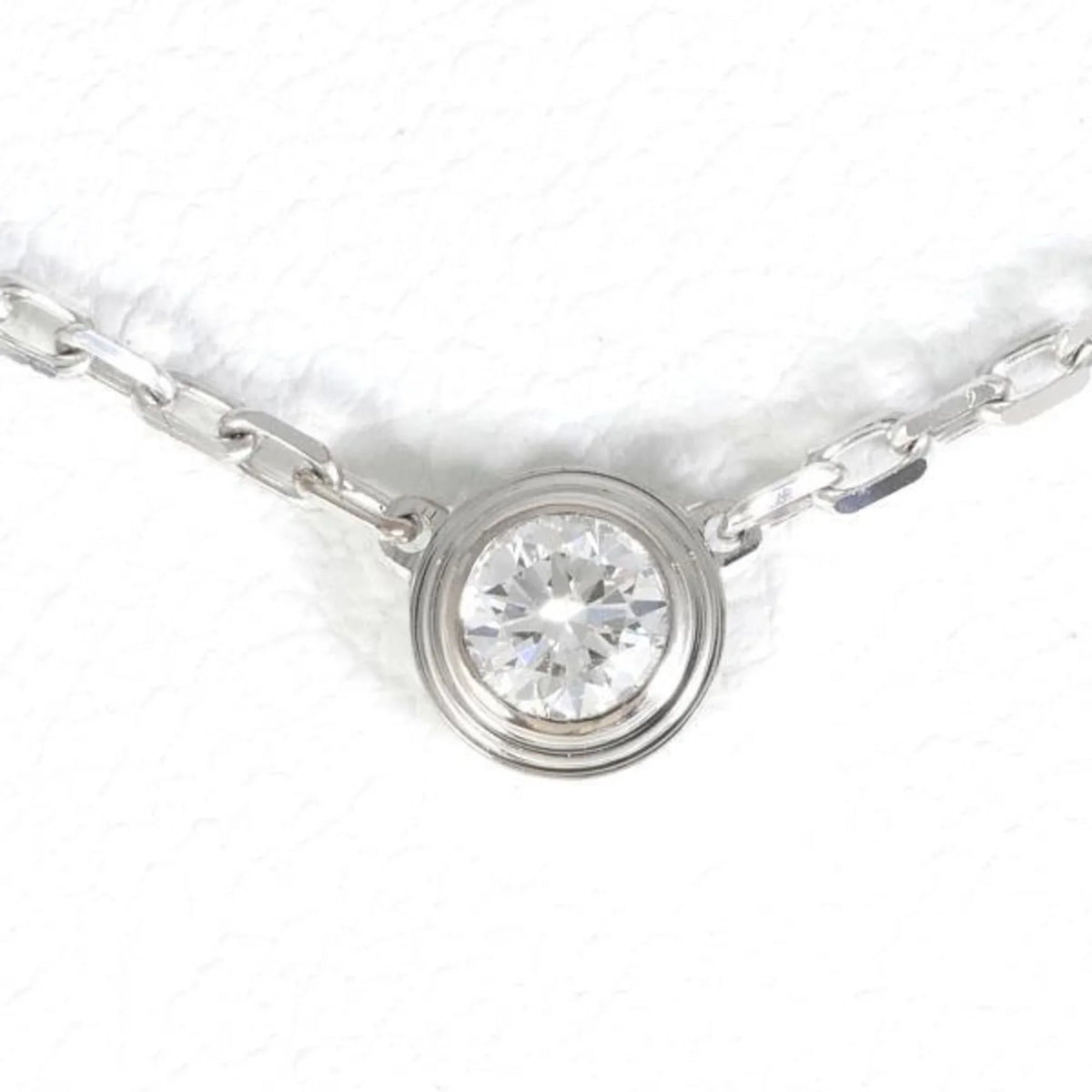 Necklace Similar Pre-Owned Diamond approx. D'Amour (Good) Cartier weight 41cm SM Approx. Total 3.0g K18WG