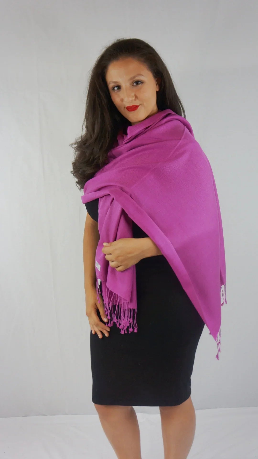 Sorbet) (Raspberry Scarf/Scarves/Shawl/Shawls/Stole/Wrap/Pashmina Scarf/Pashmina Scarf/Wool/Silk Shawl/Cashmere/Cashmere