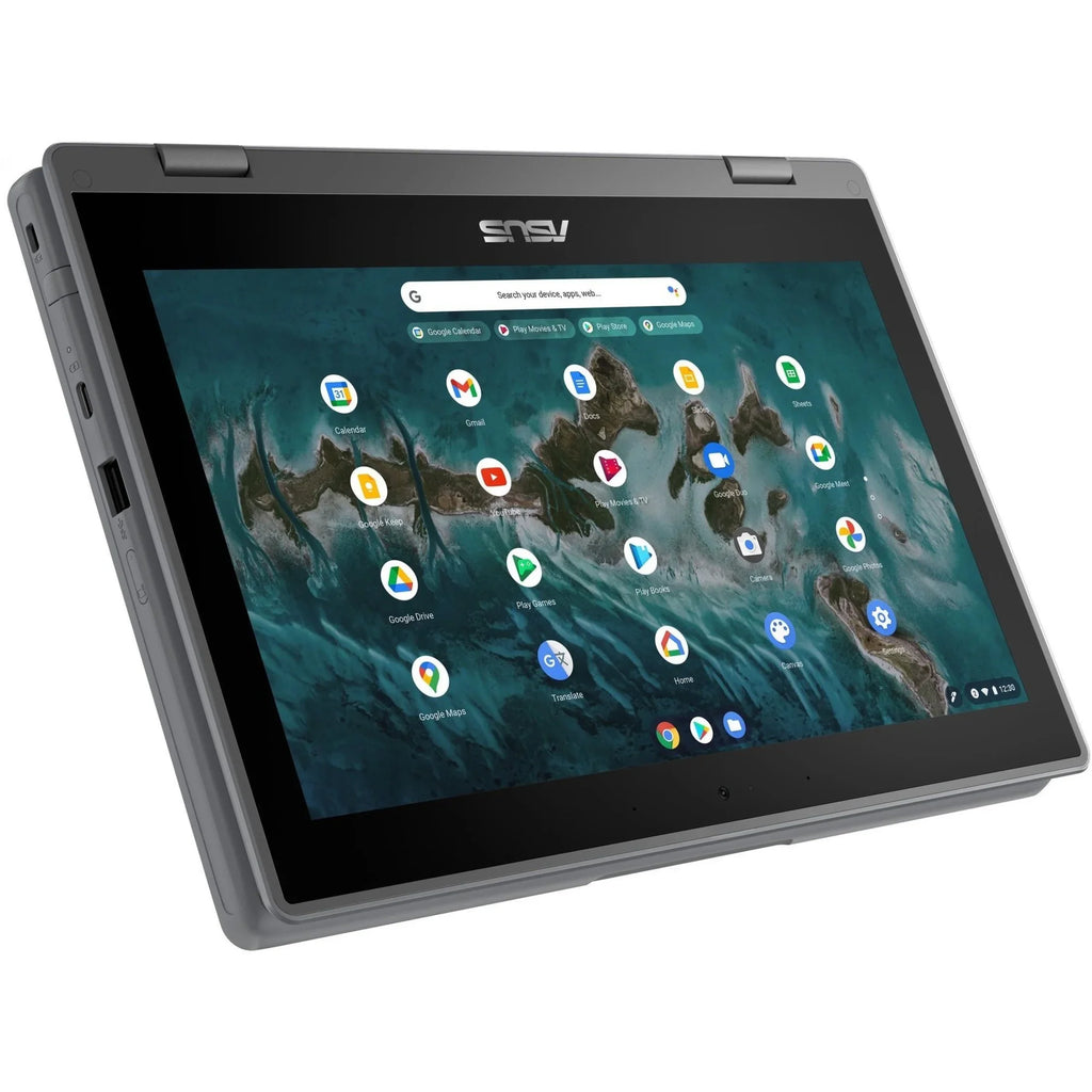 Celeron Chromebook SSD, 64GB Touchscreen, Asus Intel N5100, ChromeOS, Flip CR1100FKA-YZ184T 11.6"