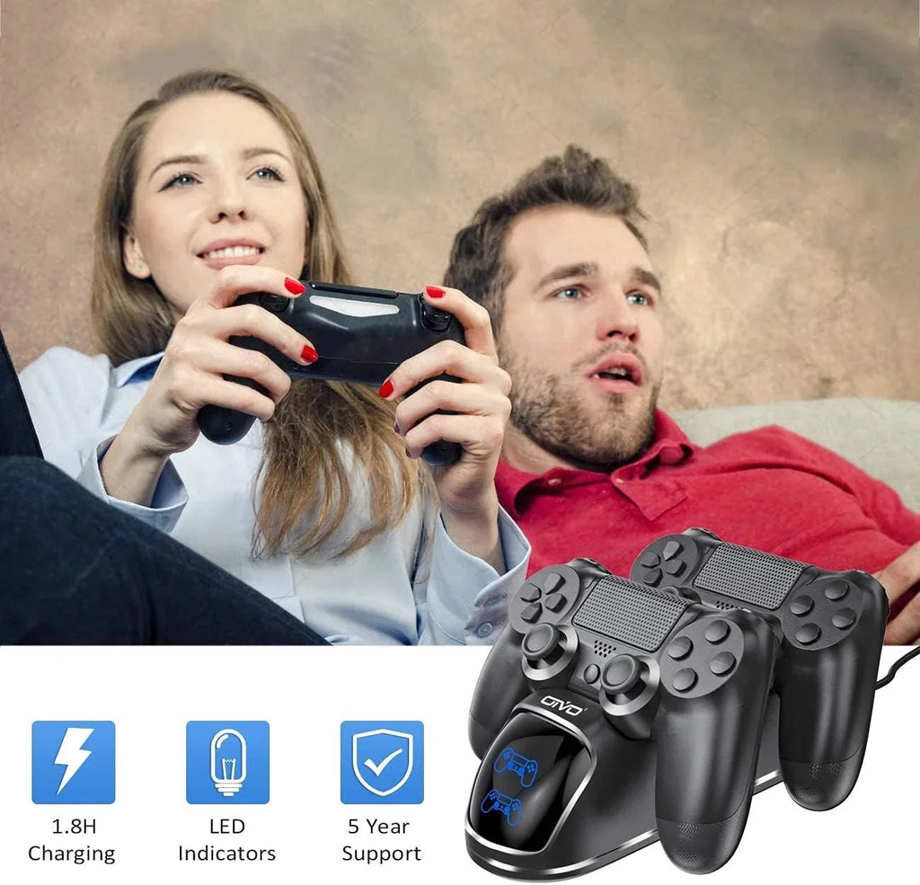Station, 4 Controller Controller for 1.8Hrs Charging OIVO PS4 Charger Charger PS4 Dock Playstation 4 Dualshock Dock, Station Charging Replacement