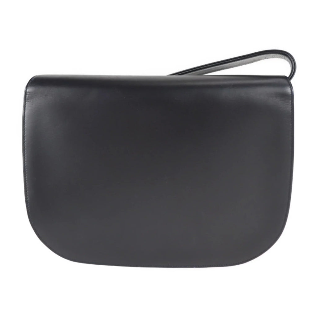 sapphire leather line navy Pre-Owned (Good) dark shoulder Cartier calf 2WAY bag CARTIER clutch