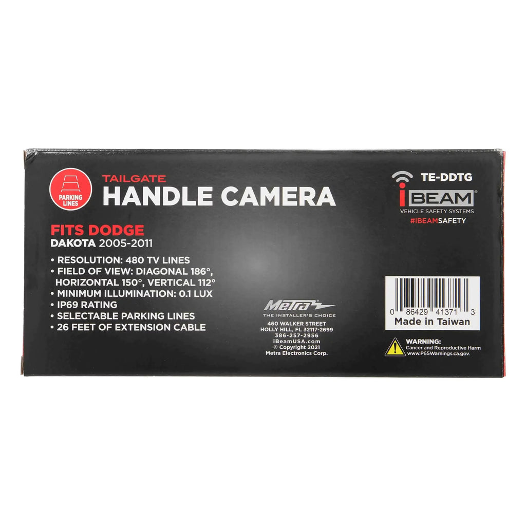 Handle Camera iBeam Dakota TE-DDTG 2005-2011 Dodge Tailgate