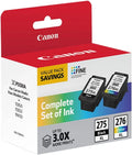 TS3522 / Ink PIXMA and TS3520, Printer TR4720 Multicolor Canon CL-276 Printers PG-275 XL Compatible XL to for