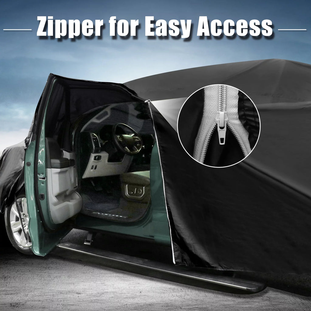 Extended Pickup Tacoma Truck Cab Cover 05-2021 for Toyota Black Crew 4-Door Cab