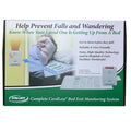 Exit Sensing Pad Monitoring While Falls 2 Piece System and Cordless Smart Caregiver Wandering Prevent Bed - Unattended, with Set Pressure Bed Help Alarm