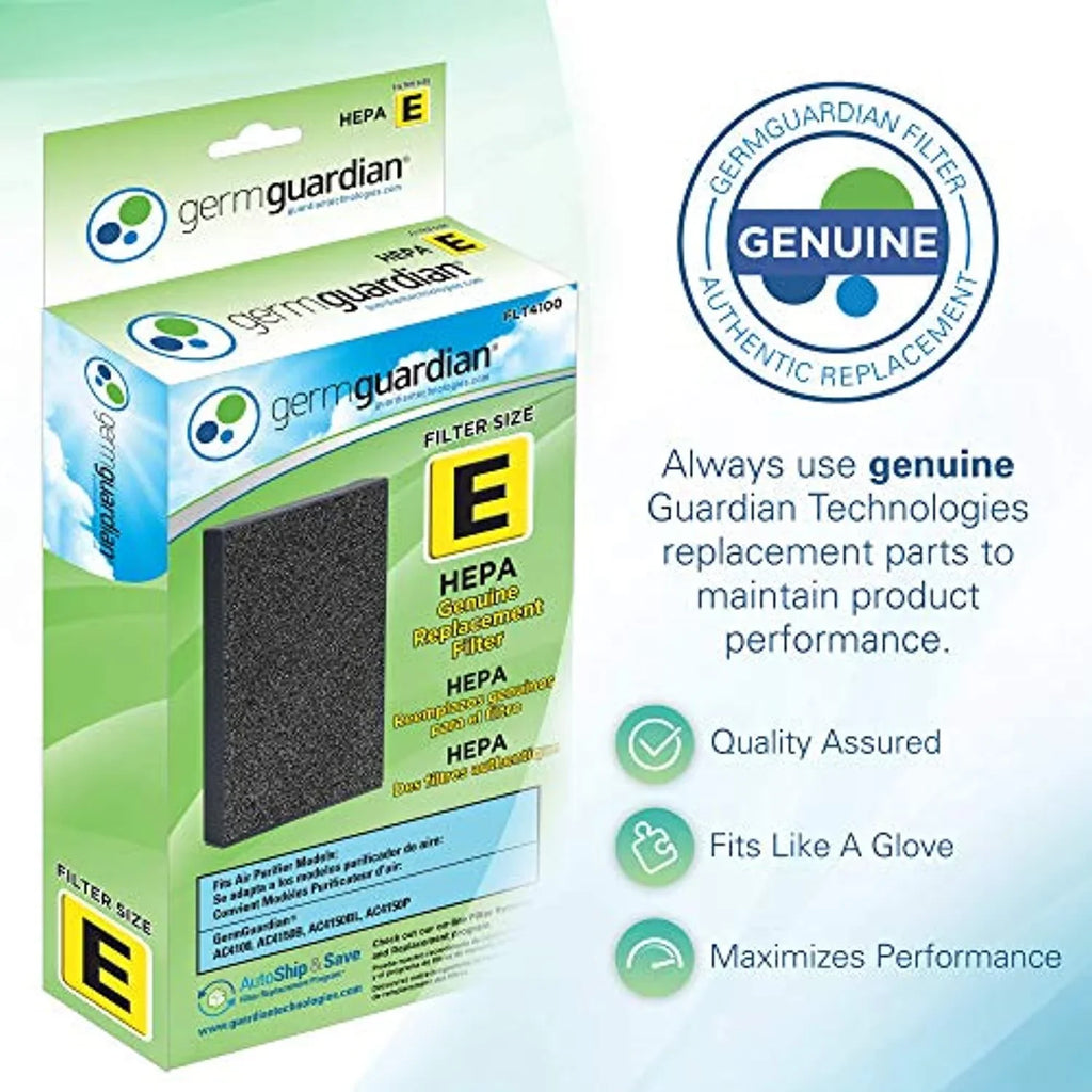 Germ FLT41002PK GENUINE Air HEPA Filters Purifier, for Replacement Guardian®