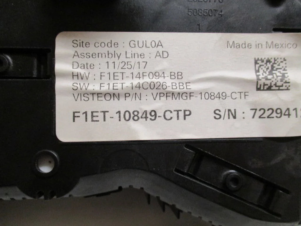 Pre-Owned (Good) LKQ Focus Speedometer Cluster Ford MPH OEM 2018 2017 19K Speedo