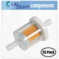 with Replacement Filter 40 CS02 FH381V - Fuel Engine Compatible Stroke 4 691035 Kawasaki Micron Filter 25-Pack Fuel for 493629