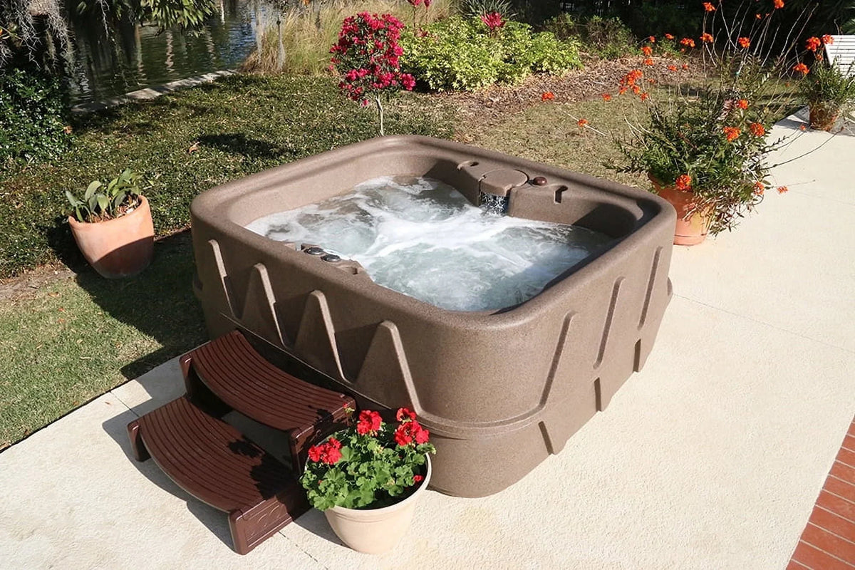 AR-400 w/LED Aquarest waterfall 20 - Tub Jet- Jacuzzi® and Powered Plug Play Select Person By - Brownstone Hot Spas 4-