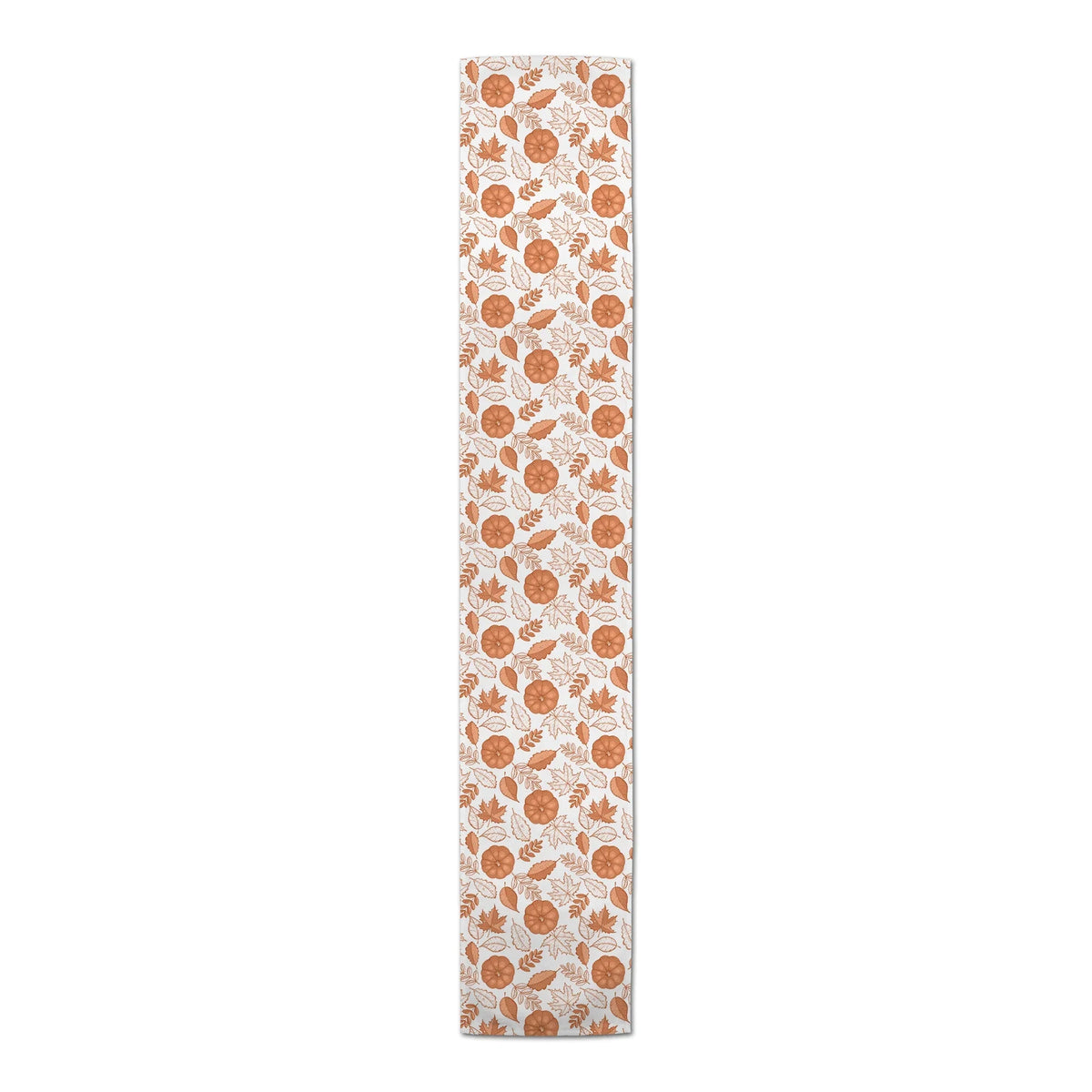 Poly Creative Fall Twill Orange Products Runner Foliage Table 16x72