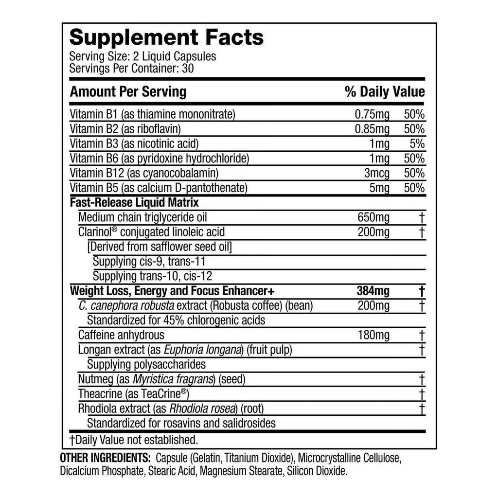 Thermogenic 60 Xenadrine Powerful Muscletech Loss, Weight Nextgen Capsules
