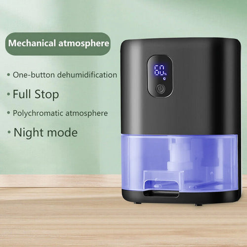 1000ml (Black) Home, Portable 10-20㎡ for TOPCHANCES Basement Capacity and Electric Dehumidifier, Dehumidifier