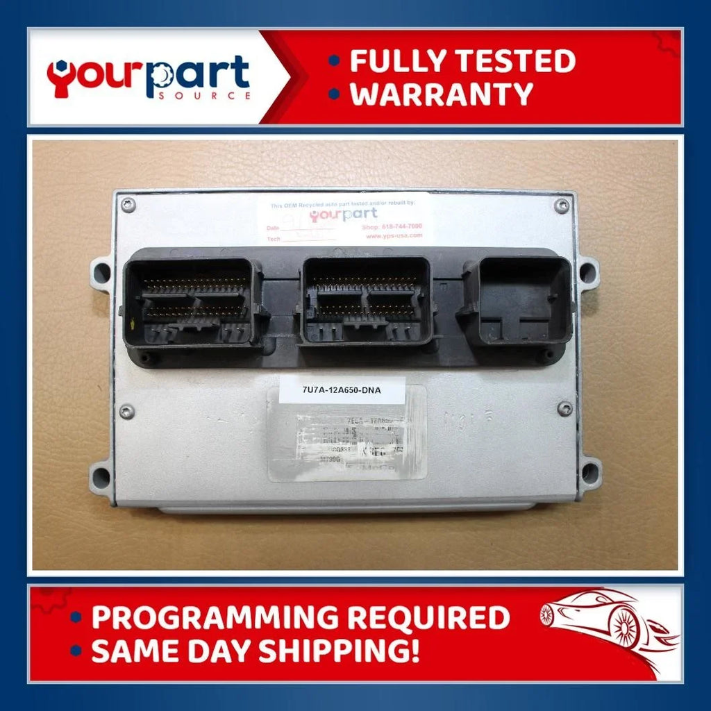 PCM PCM FORD ENGINE ECU FUSION PROBADA MILAN 7E5A-12A650-ALA ECM 07 3.0L COMPUTER