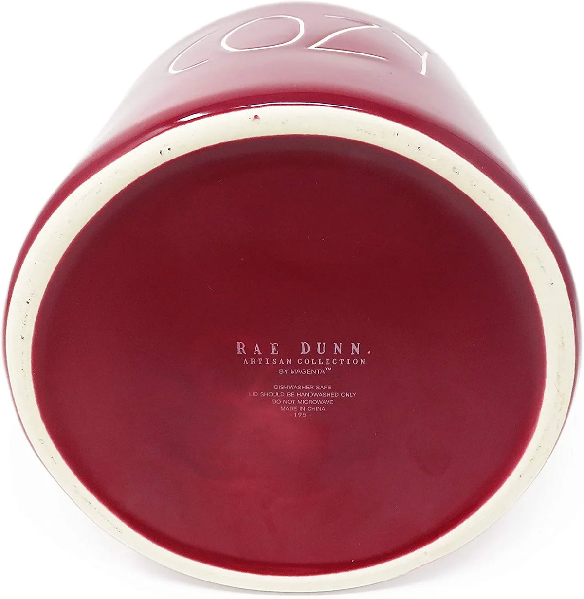 LL 8 Large Magenta Dunn Size COZY By Ceramic Rae Burgundy Inch Canister