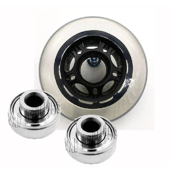 1/4" Inch Set Duty Heavy (76mm) OD inch ID Luggage Wheel 2.99"