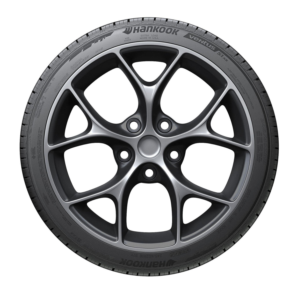 245/35ZR21 AS Passenger (H125) Hankook 96Y UHP XL Ventus Tire S1
