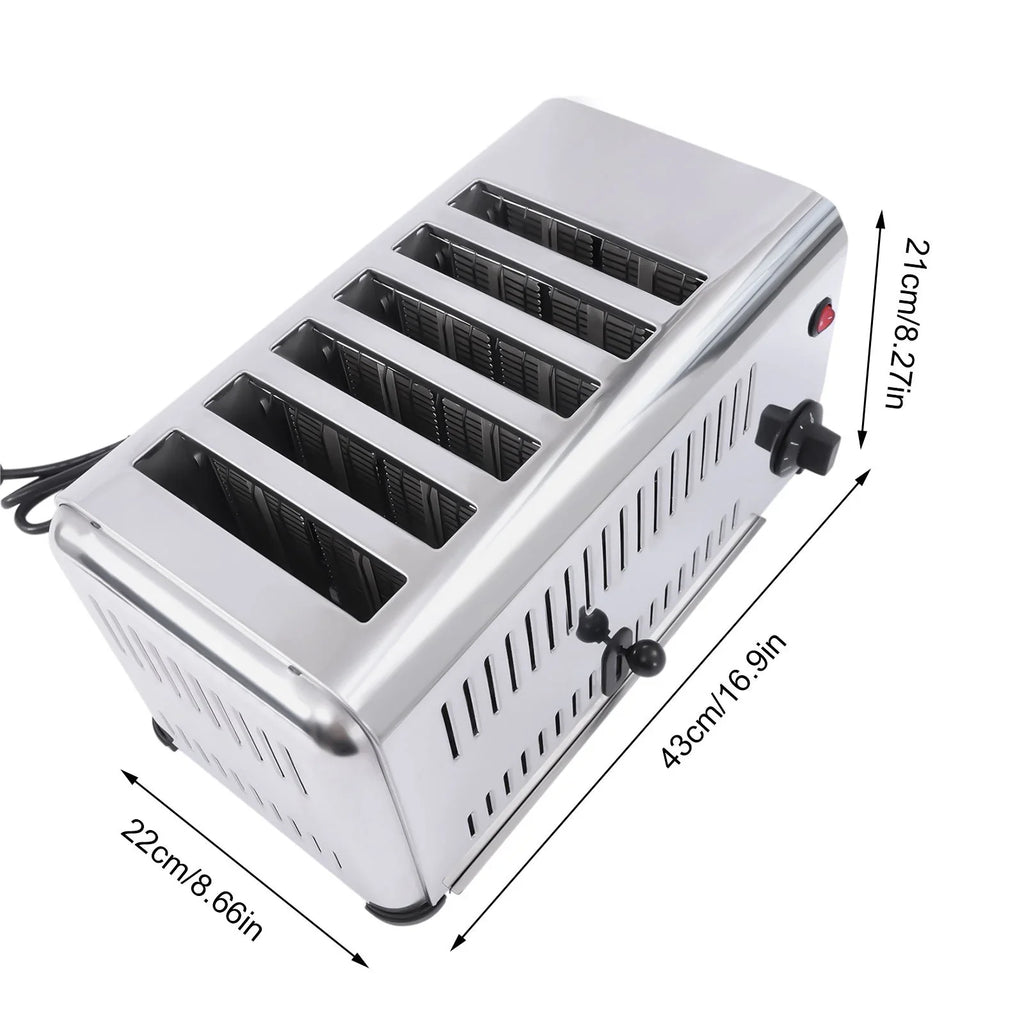 Machine Toaster Meatloaf for Baking 6 Wuzstar Toast Commercial Bread Sandwiches Slices