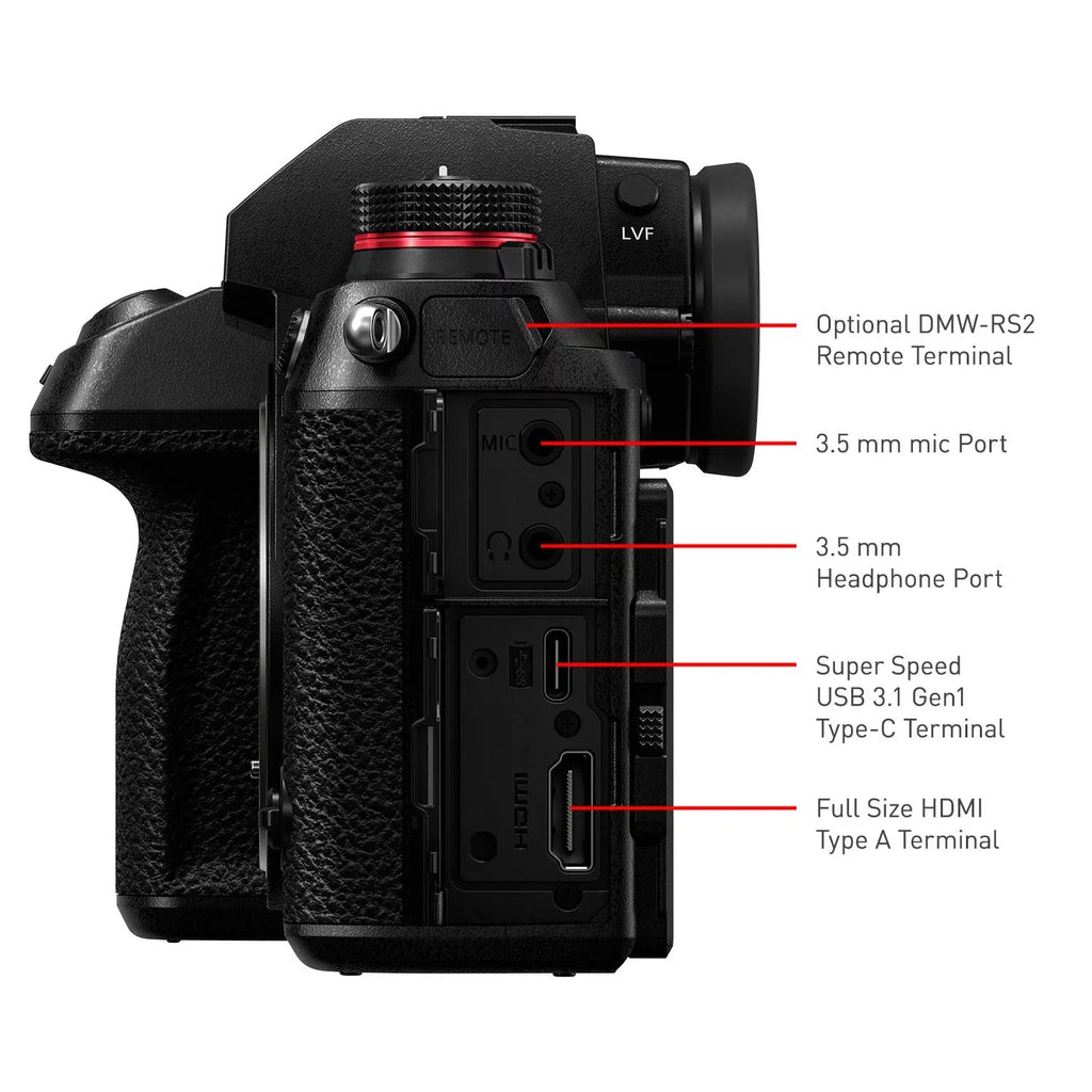 High LUMIX Lens Compatible, Resolution L-Mount Sensor, with Camera HDR MOS 24.2MP S1 Mirrorless 4K Panasonic Frame Full
