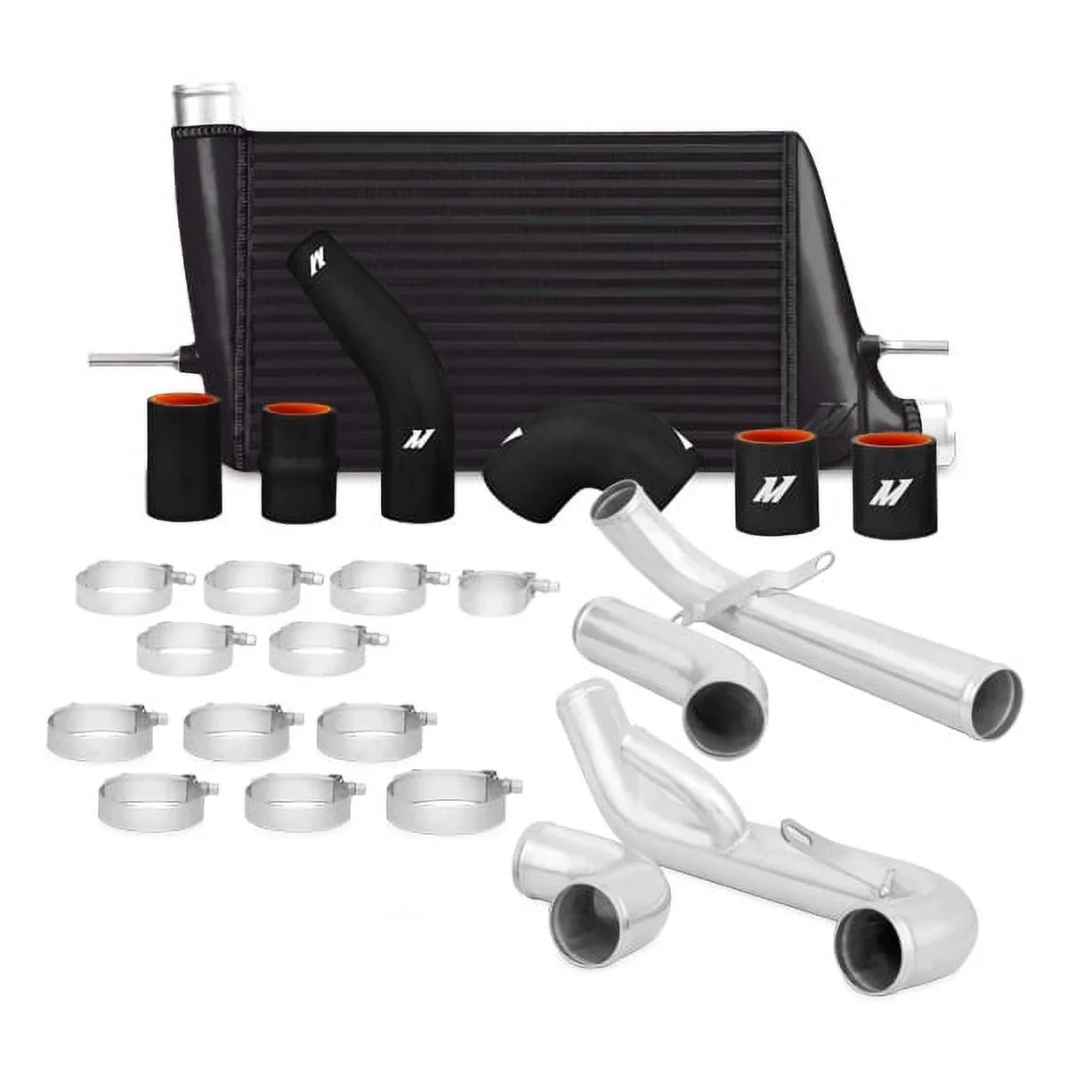 Intercooler 2008-2015 MMINT-EVO-10KBK Kit Mishimoto Performance Compatible Black Evo X Mitsubishi Lancer With