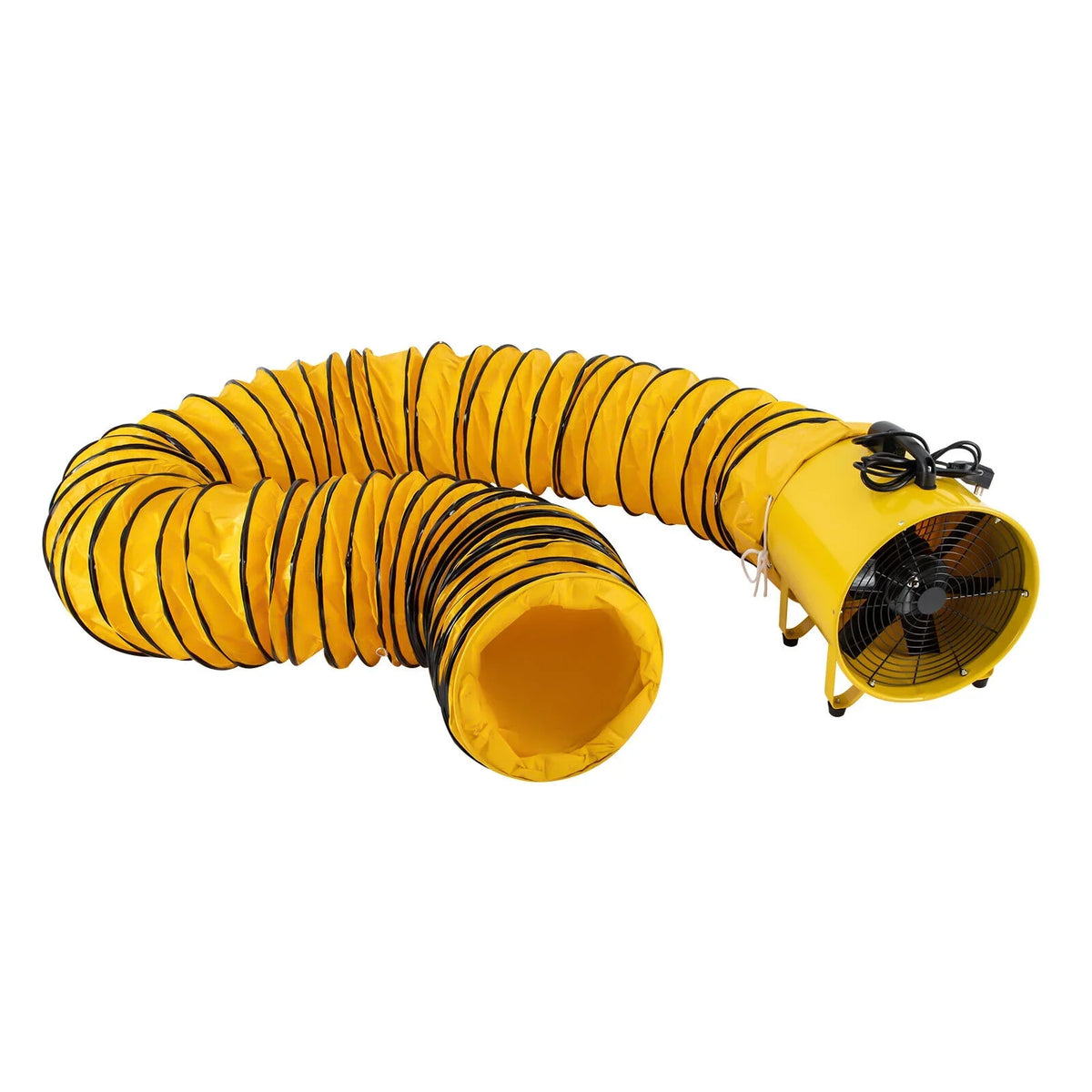 Blower Portable Noise Exhaust High-Velocity 2160 Extractor 32.8ft Hose, and Job for Low & Home Duct 1100W Utility Fume 3178 CFM with Fan 16-Inches Ventilator, Site