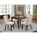 Doeskin, & Set of - Table Mahogany Set 4 Oxford Kitchen