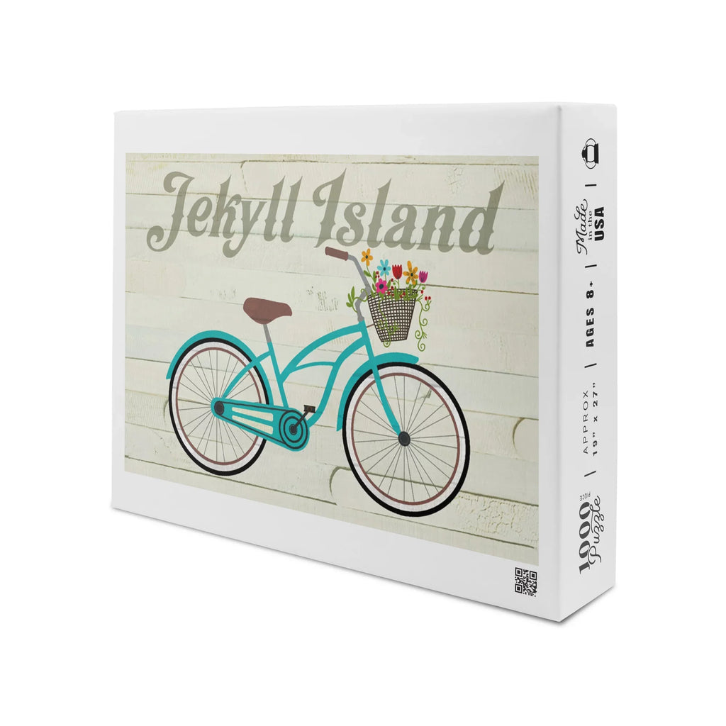 Beach Cruiser and Island, in Family, Jigsaw USA) 19x27, Puzzle, Puzzle Adults Challenging Basket Georgia, Made Size for (1000 Piece Jekyll and