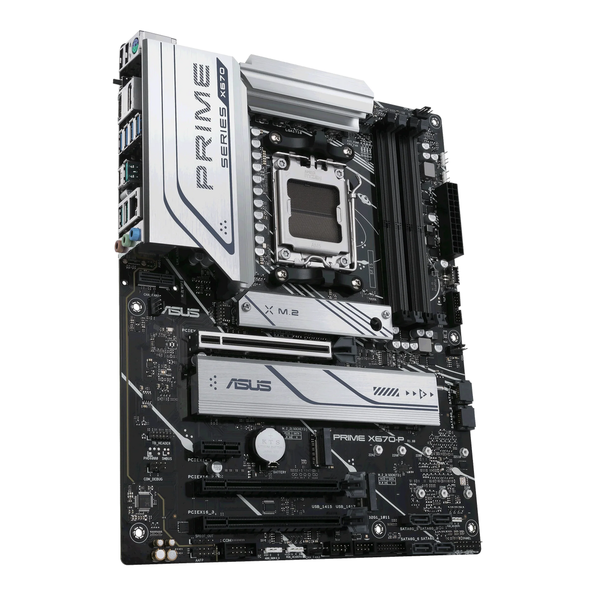 7000 Prime X670-P Gen and (DDR5, Header, AM5 ATX Slots, (LGA Ryzen USB 2.5Gb Motherboard ASUS Type-C, 2x2 Ethernet) 3.2 3xM.2 USB4 Socket 1718)