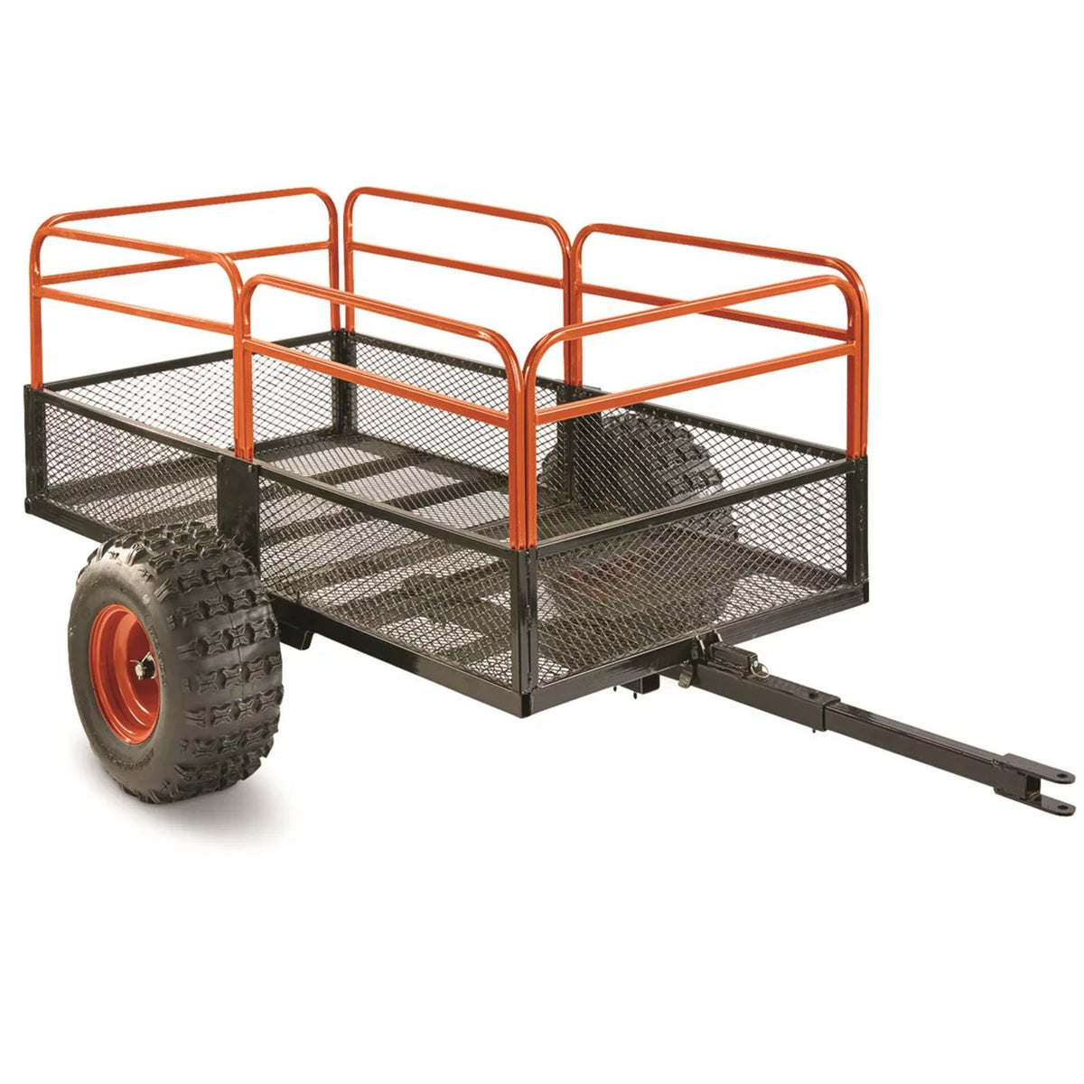 ATV Trailer, Duty with Carrier Heavy Carts Guide Cargo Gear Utility Wheels,