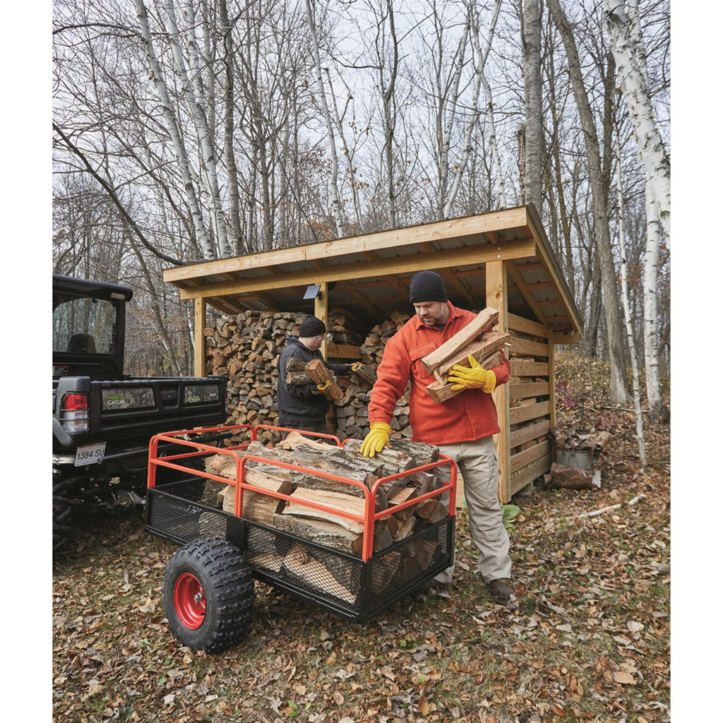 ATV Trailer, Duty with Carrier Heavy Carts Guide Cargo Gear Utility Wheels,
