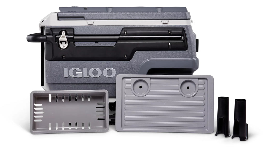 Wheeled Trailmate Cooler, Igloo Gray 70 Journey Qt.