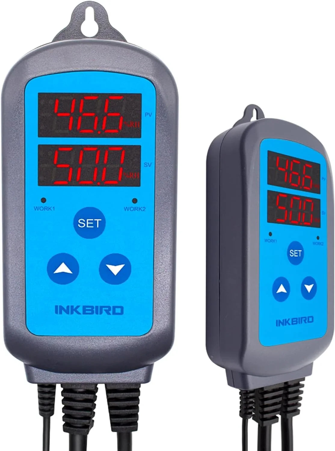 Greenhouse Humidistat Humidity Controller Dehumidifier. IHC200 Dual Inkbird Humidifier Outlet Wired Mushroom Pre Stage