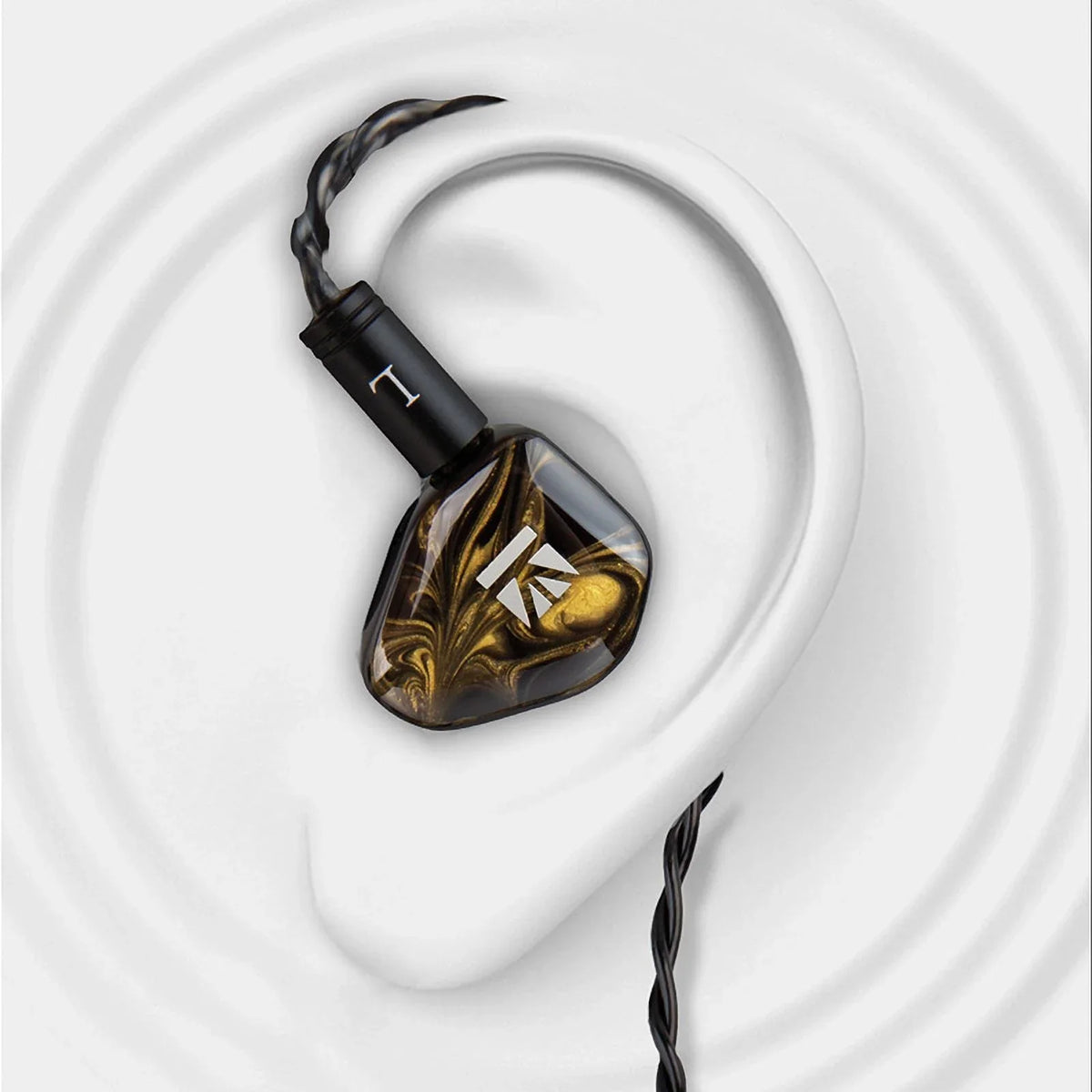 Drvier IEM Headset HIFI Headphones KB01 Wired Music Beryllium Ear Dynamic Sport 10MM Earbuds Diaphragm Monitor Earphone KBEAR In