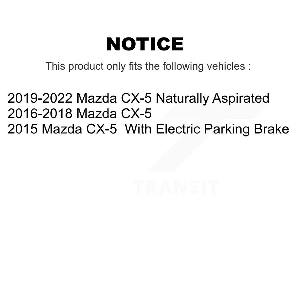 CX-5 Kit Ceramic KCX-100194 Front Mazda Rear Brake For Pads